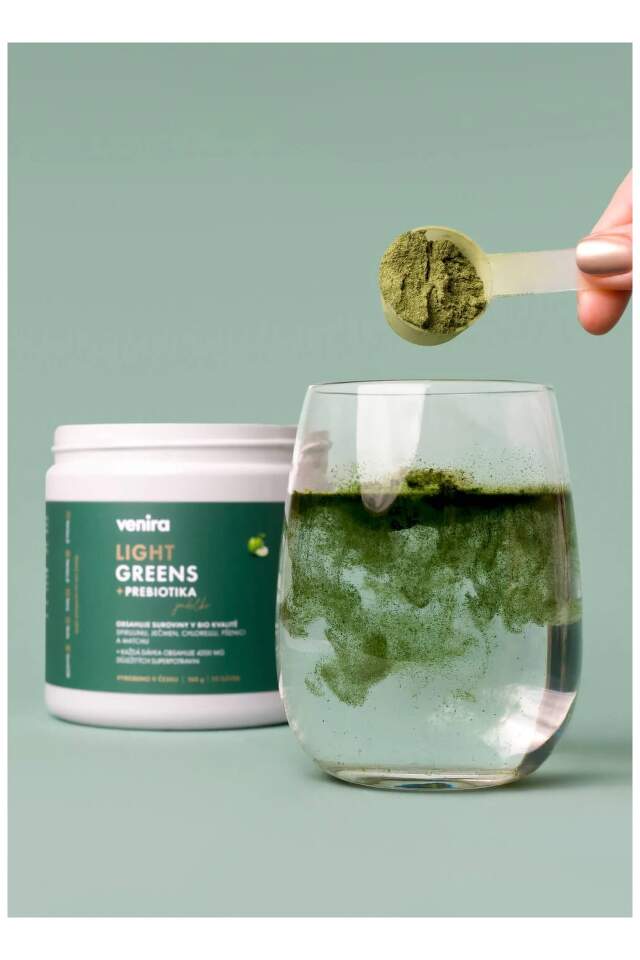Venira Light greens+prebiotics apple 168g