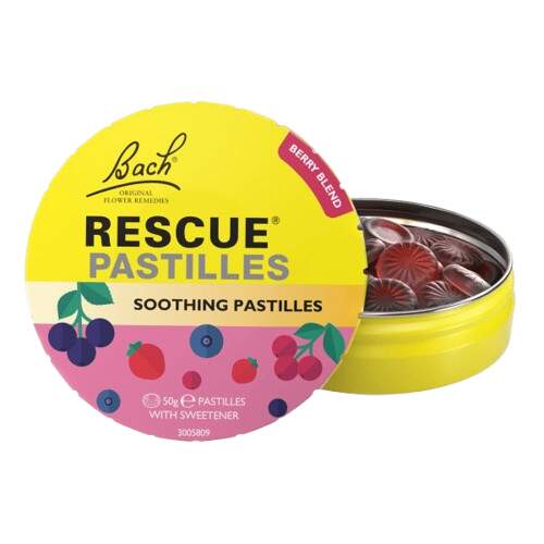 Bach RESCUE forest fruits Soothing Pastilles 50g