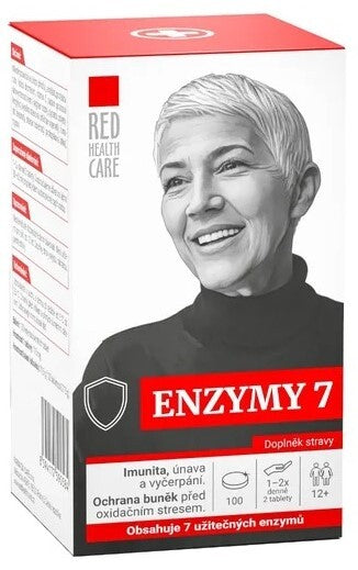 RED HEALTH CARE ENZYMES 7 - 100 tablets