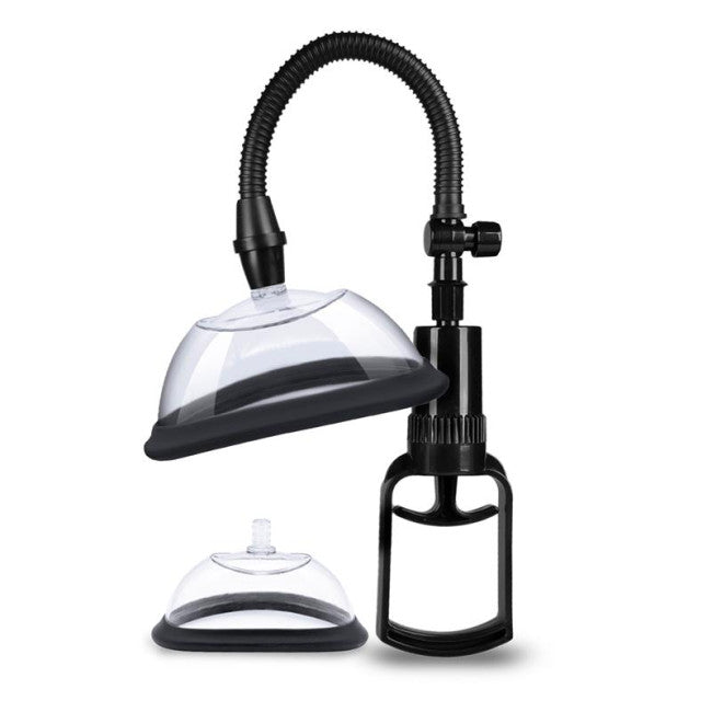 LateToBed Bumper Manual Vacuum Vagina Pump with 2 Cups