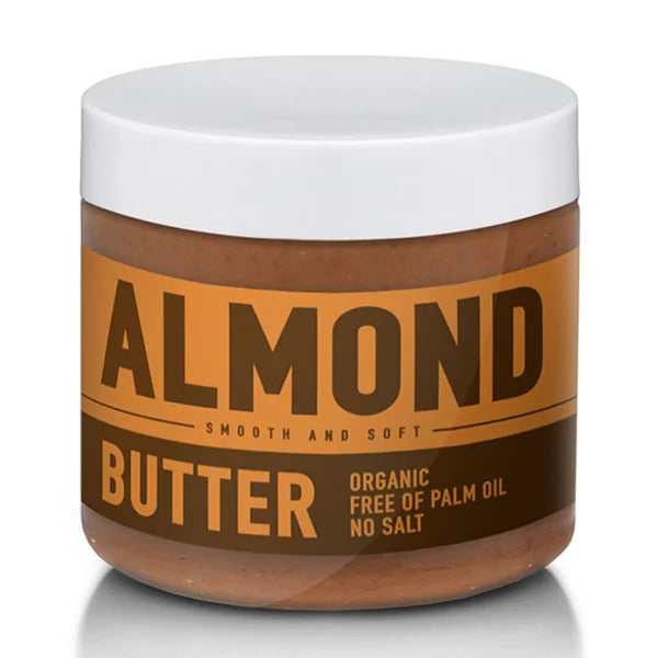 SizeAndSymmetry Almond Butter 500g - white chocolate, coconut, honey