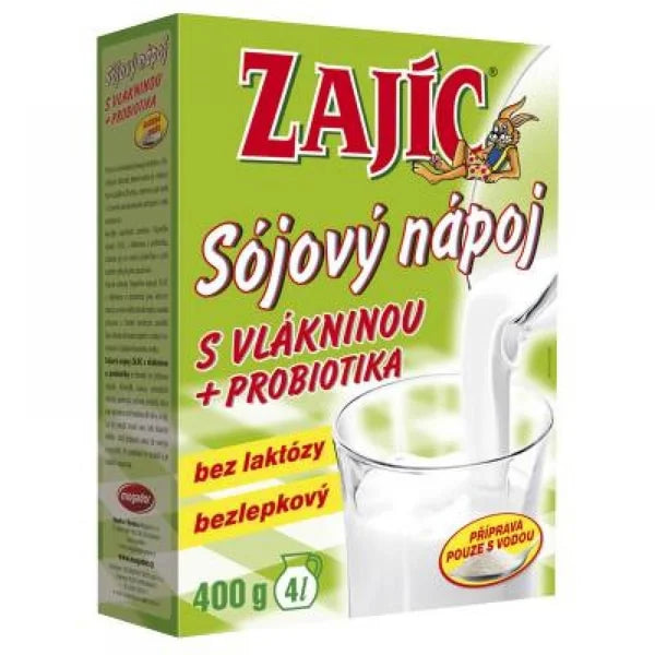 Zajic Soy drink with fiber box 400 g