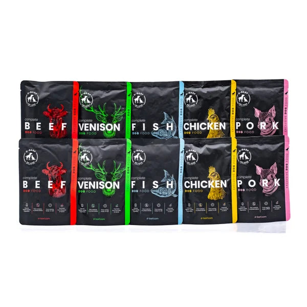 D-Barf Mix complete dog food 10x150 g