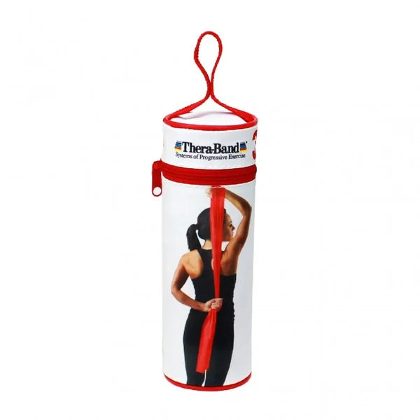 Thera-Band resistance band 2.5 m with case, red, medium strength