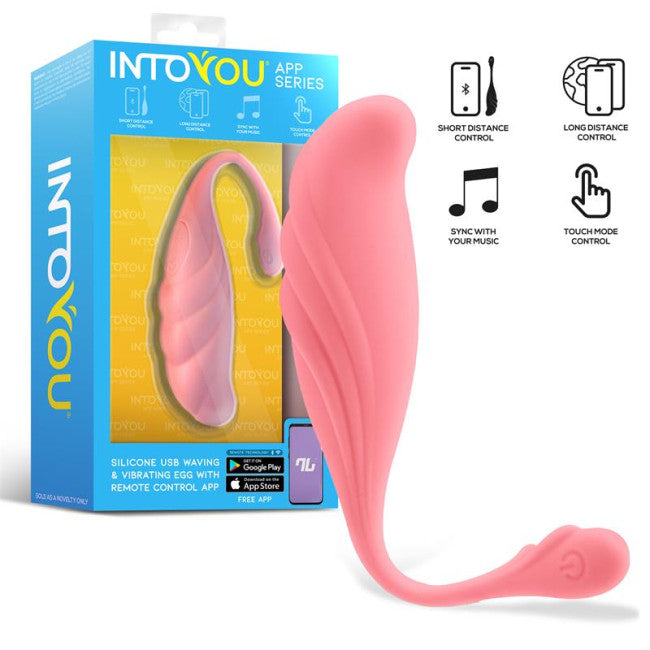vibrating egg long distance InToYou App Series Vibrating & Swinging Egg with App Pink – My Dr. XM