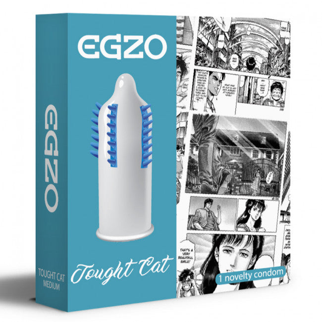 Egzo Tough Cat Stimulating Condom 1 pc