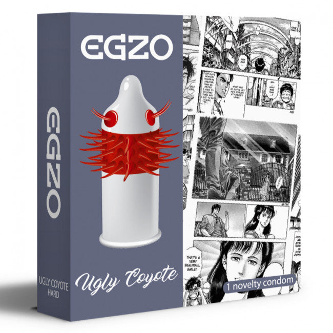 Egzo Ugly Coyote Stimulating Condom 1 pc