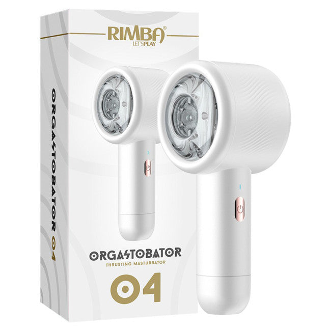 Rimba Toys Orgastobator 04 Male Masturbator White
