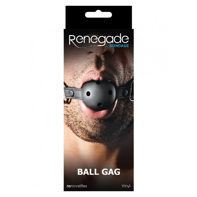 NS Novelties Renegade Ball Gag Black