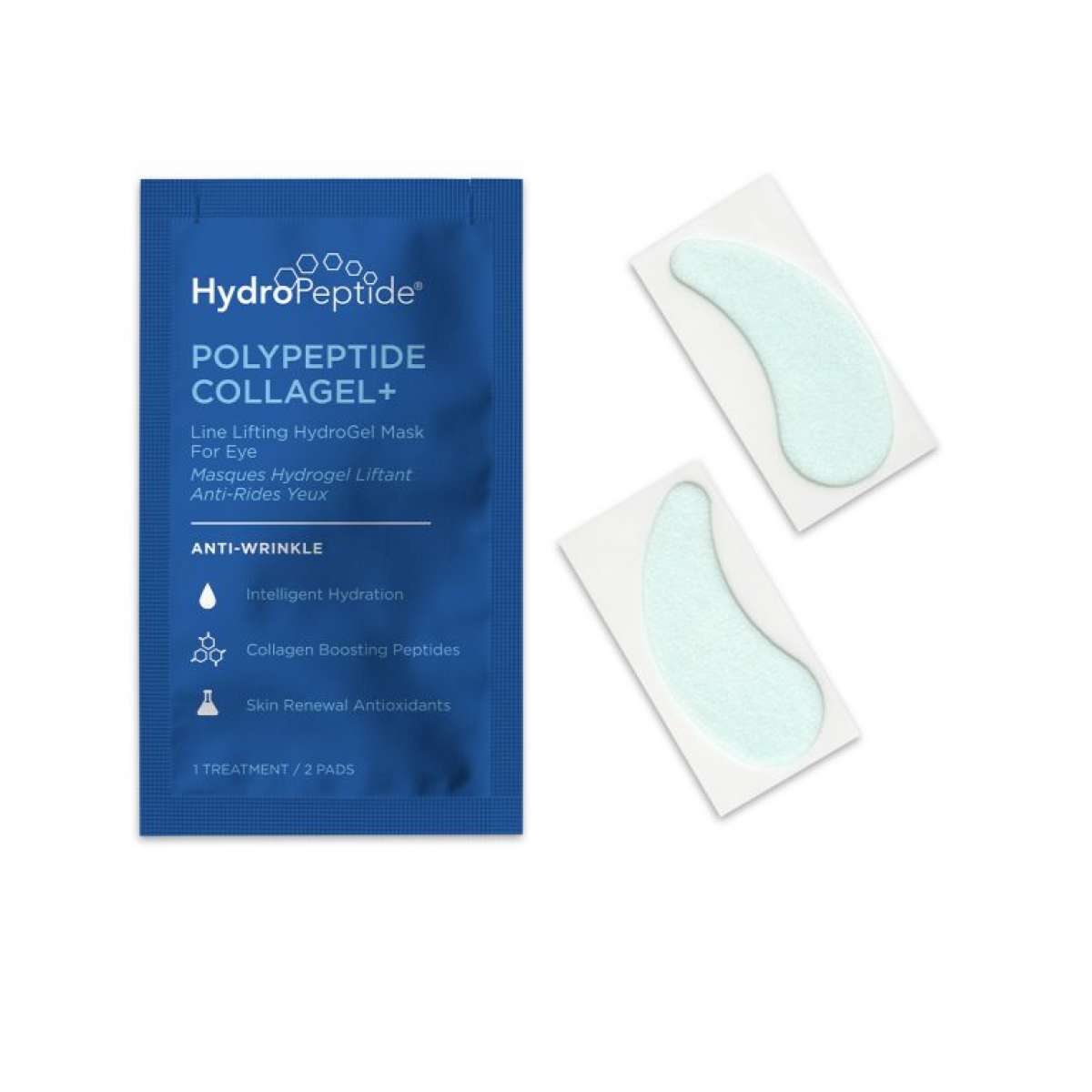 HYDROPEPTIDE Polypeptide Collagel - Lifting eye patch, 8 pcs