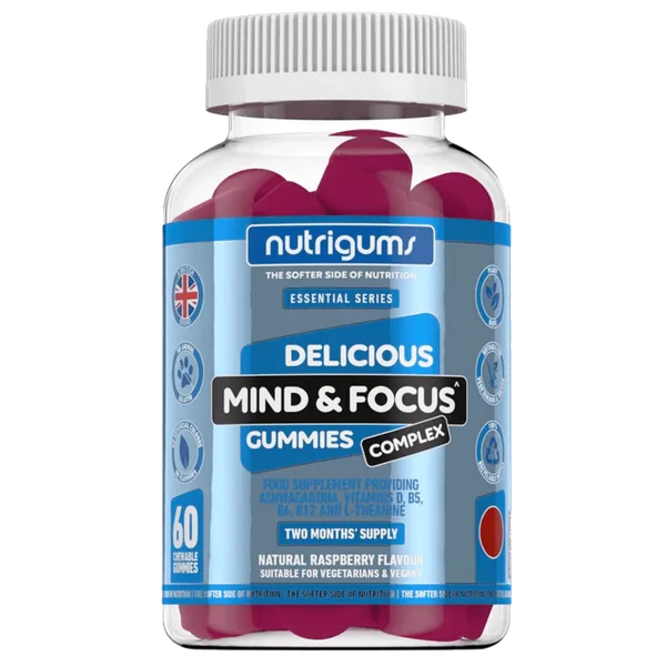 Nutrigums Mind & Focus Complex 60 Jelly - Raspberry
