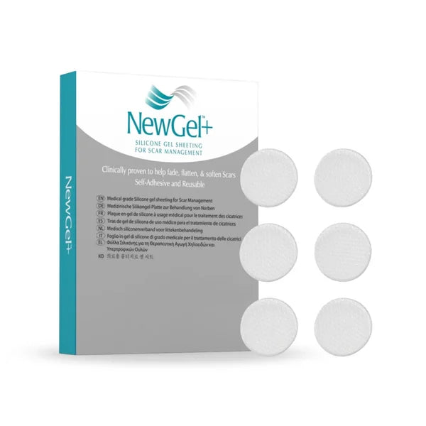 NewGel+ NG-380 Point wheels silicone scar patch 6 pcs transparent