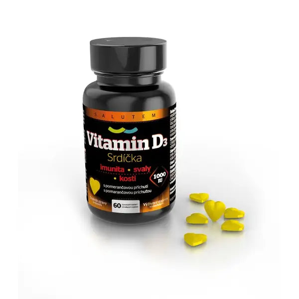 Salutem Vitamin D3 hearts 1000 IU 60 tablets My Dr. XM