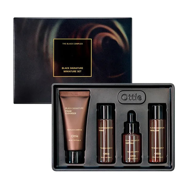 Ottie Black Signature Miniature Set 4 pcs