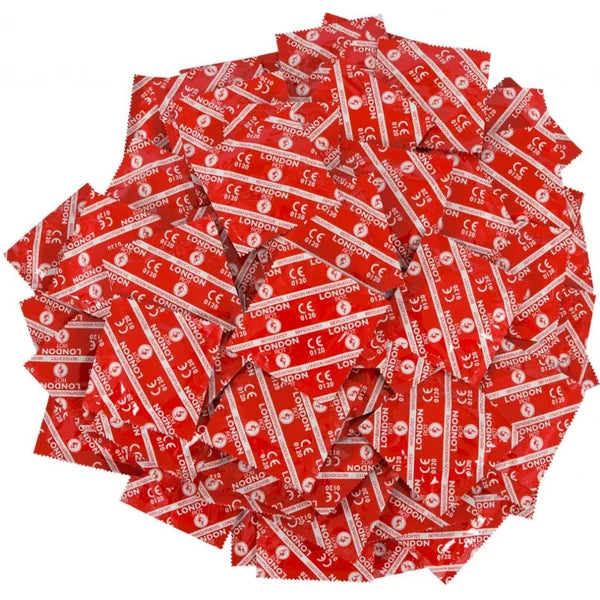 London Condoms - London Red - 100 pcs