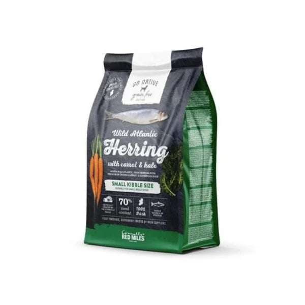 Go Native Small Breed Herring with Carrot and Kale 4kg ultra-premium dog food