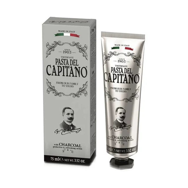Pasta del Capitano Charcoal toothpaste 75 ml