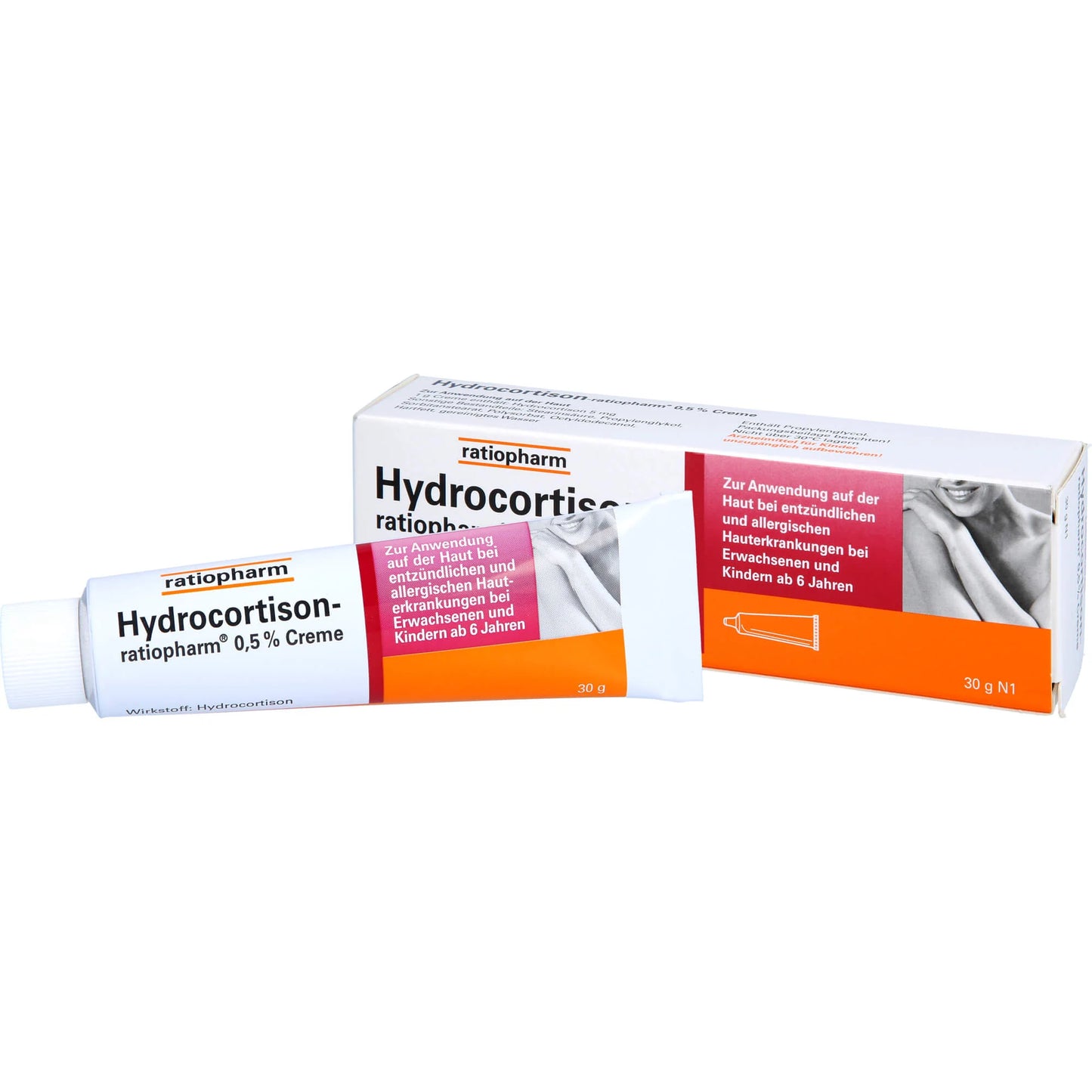 Hydrocortisone ratiopharm 0.5%, 30 g cream