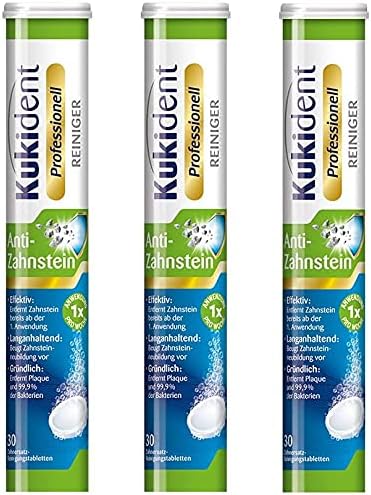 Kukident Professional anti-tartar - 3 x 30 denture cleaning tablets