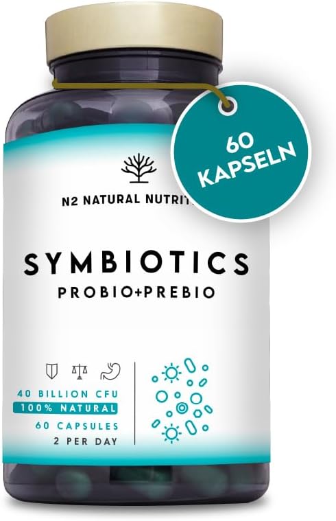 N2 Natural Nutrition Symbiotics Probio + Prebio 60 Capsules