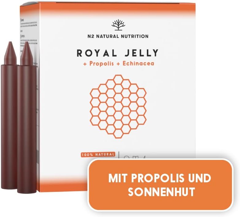 N2 Natural Nutrition Pure Royal Jelly with Propolis & Echinacea 30 viales