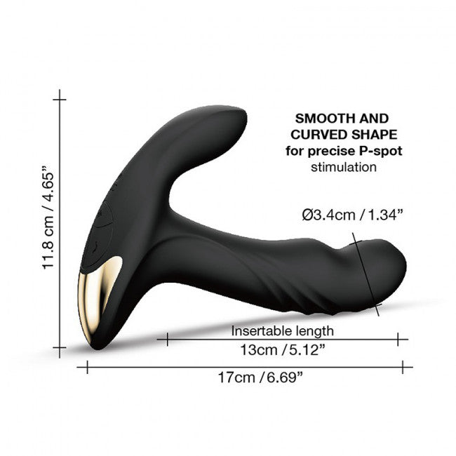 Dorcel Multi P-Joy Prostate Massager with Remote Control Black