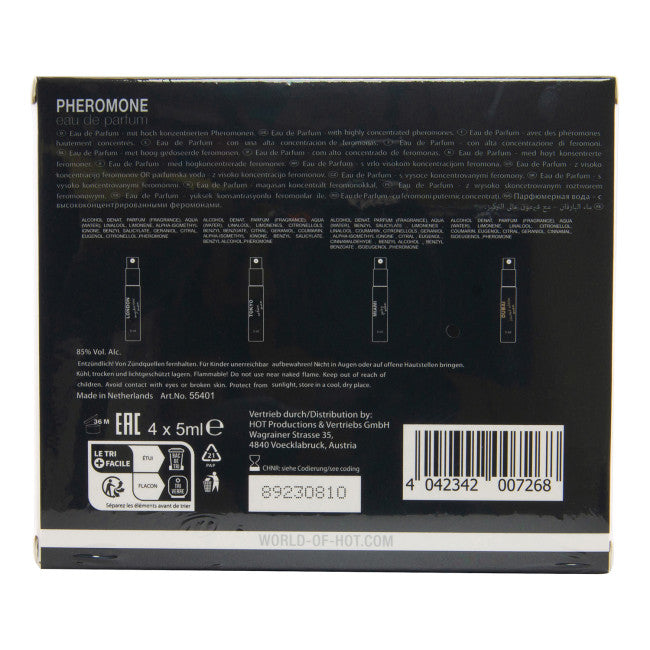 HOT Pheromone Eau de Parfum Tester-Box LMTD Men 4x5ml