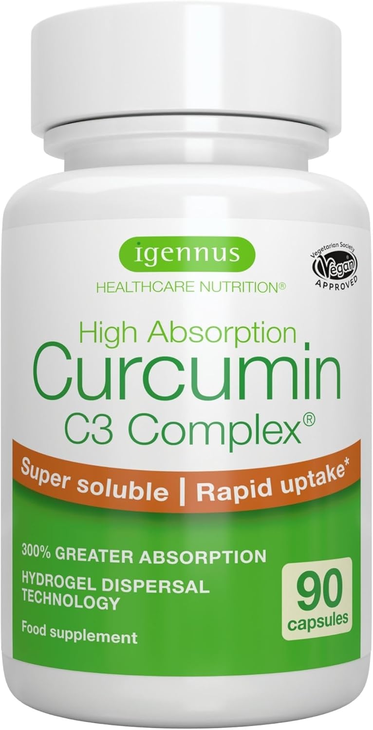 Igennus Advanced Curcumin C3 Complex 90 capsules