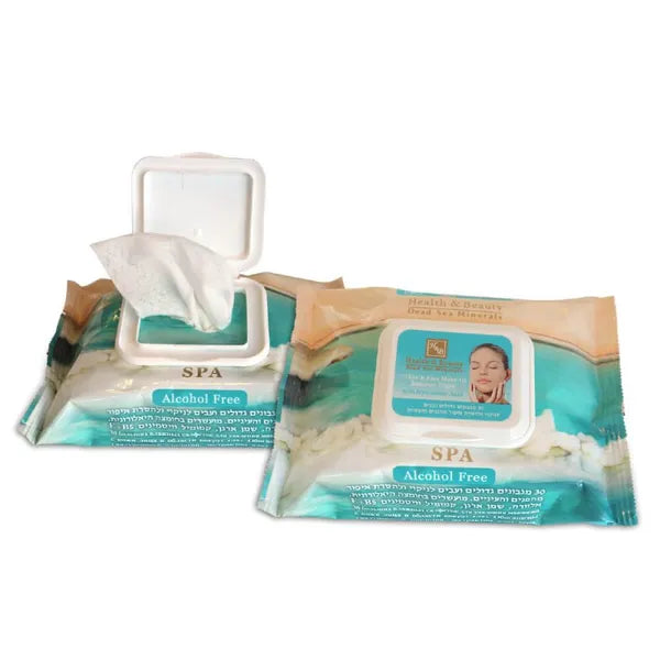 H&B Dead Sea Minerals Makeup Remover Wet Wipes 30 pcs