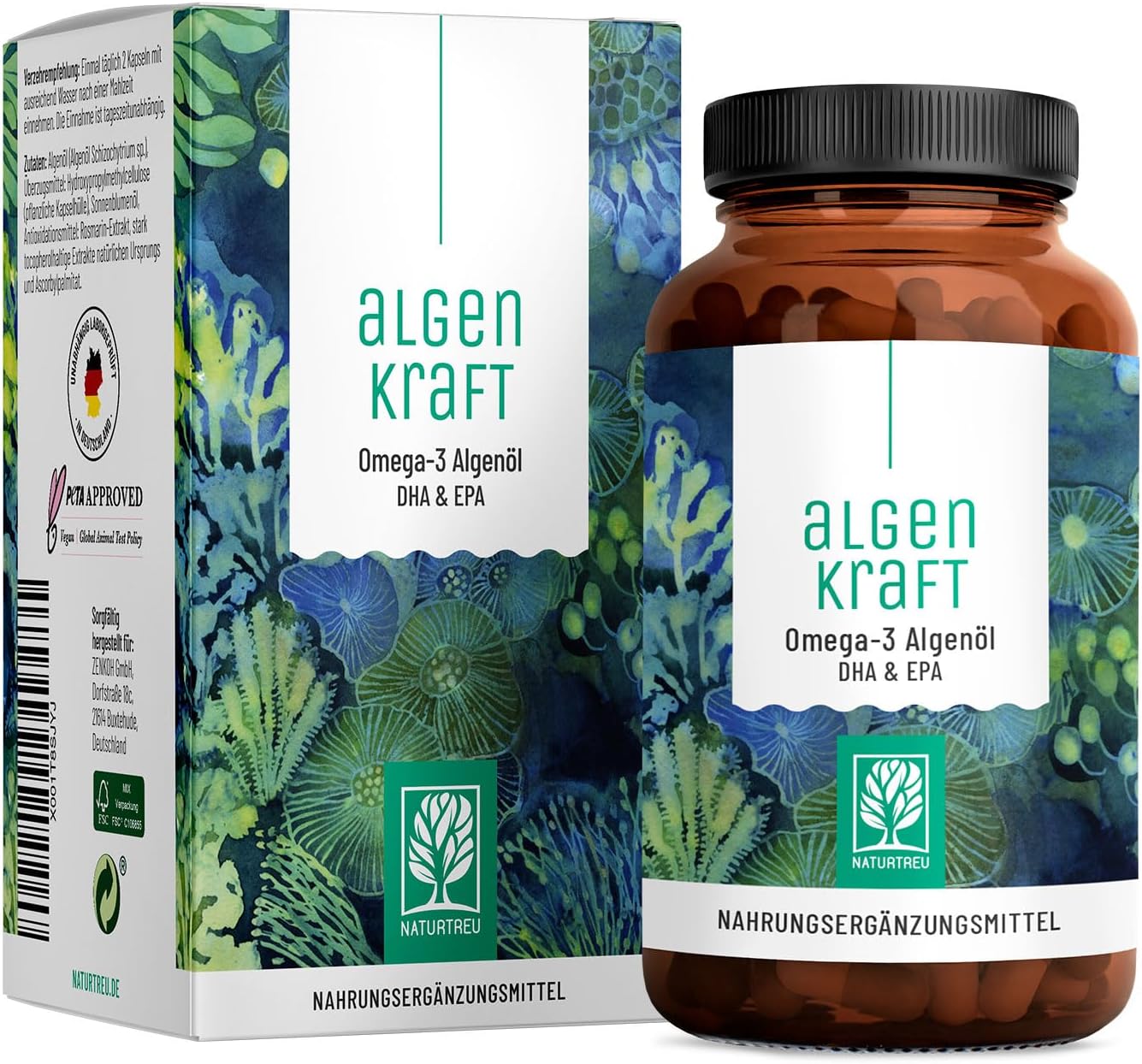 NATURTREU® Algae Power 1000 mg Omega 3 Capsules