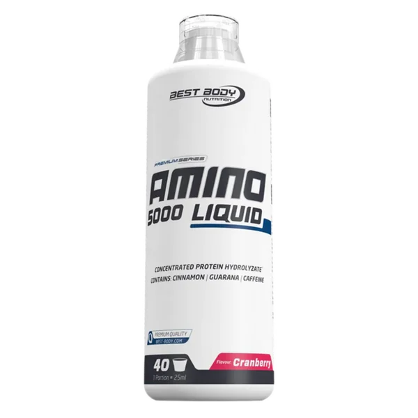 Best Body Amino liquid 5000 1000ml - cranberry