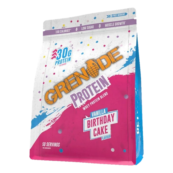 Grenade Whey Protein 480g - vanilla birthday cake