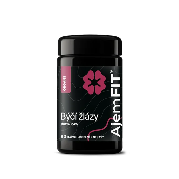 AjemFIT Raw Bovine Glands - 80 capsules