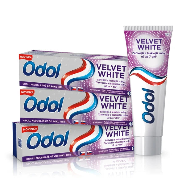 Odol Velvet White toothpaste 3x75 ml