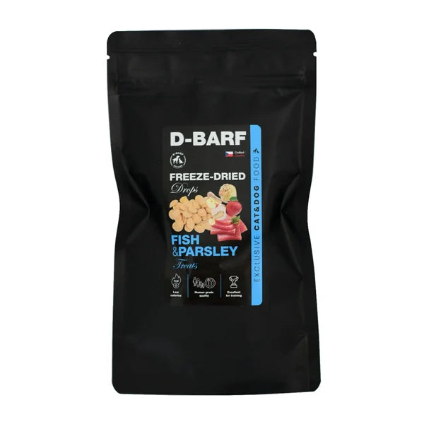 D-Barf Lyo Drops fish & parsley treat for dogs 3 x 20 g