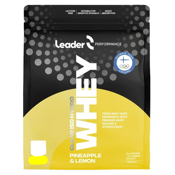 LEADER Clear Iso Hydro Whey Protein 600g - pineapple & lemon