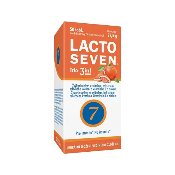 Vitabalans LactoSeven Trio 3in1 - 50 chewable tablets
