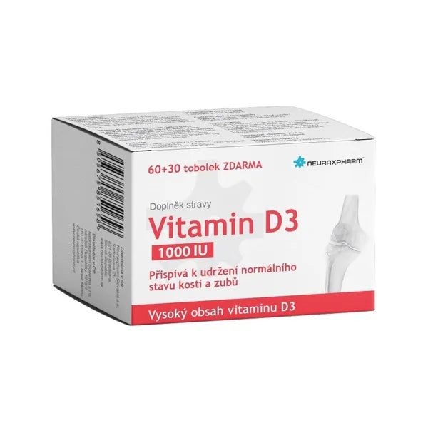 Neuraxpharm Vitamin D3 1000 IU 90 capsules