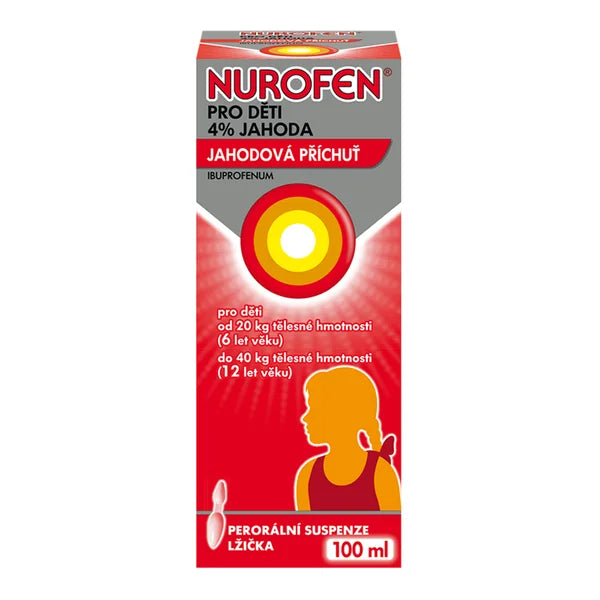 Nurofen for children 4% strawberry suspension 100 ml