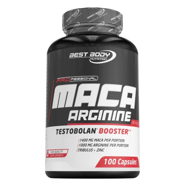 Best Body Professional Maca Arginine Testobolan Booster - 100 Capsules