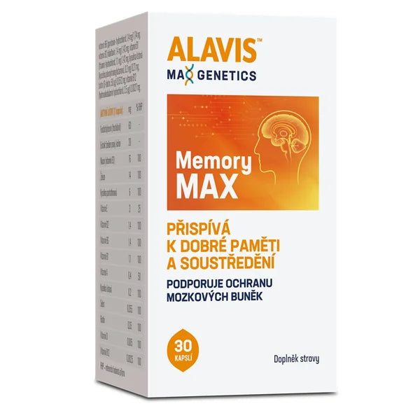 Alavis MAX Genetics Memory MAX 30 capsules