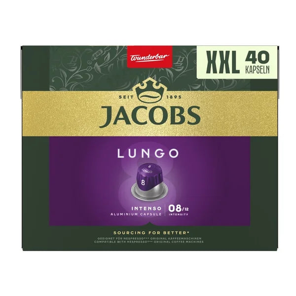 Jacobs Lungo Intenso 8 XXL capsules 40 pcs