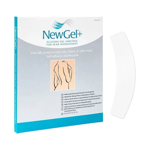 NewGel+ NG-360 Silicone Scar Patch Strip 2 pcs transparent