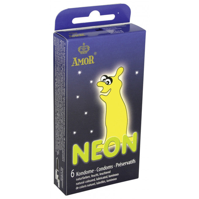 Amor Neon Condoms 6 pack