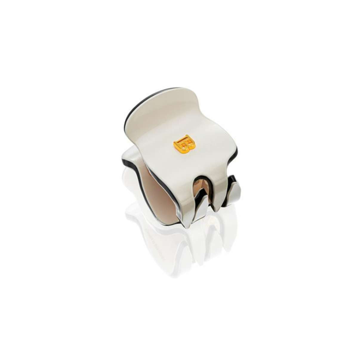 BALMAIN Pince a Cheveux White/Black extra small Hair Clip