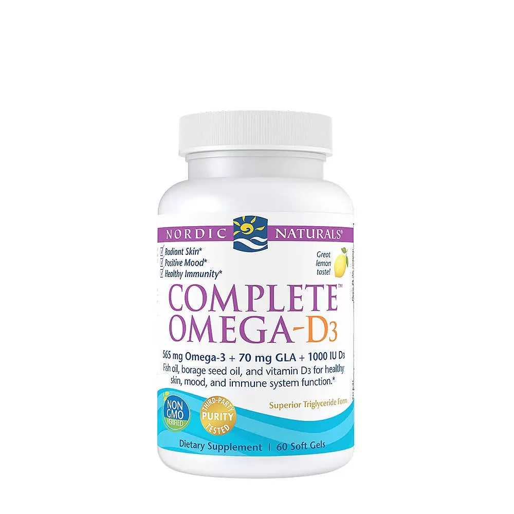 NORDIC NATURALS COMPLETE OMEGA-D3 (SOFTGELS, LEMON)