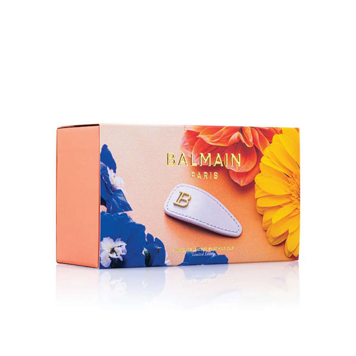 BALMAIN Printemps Leather Snap Hair Clip