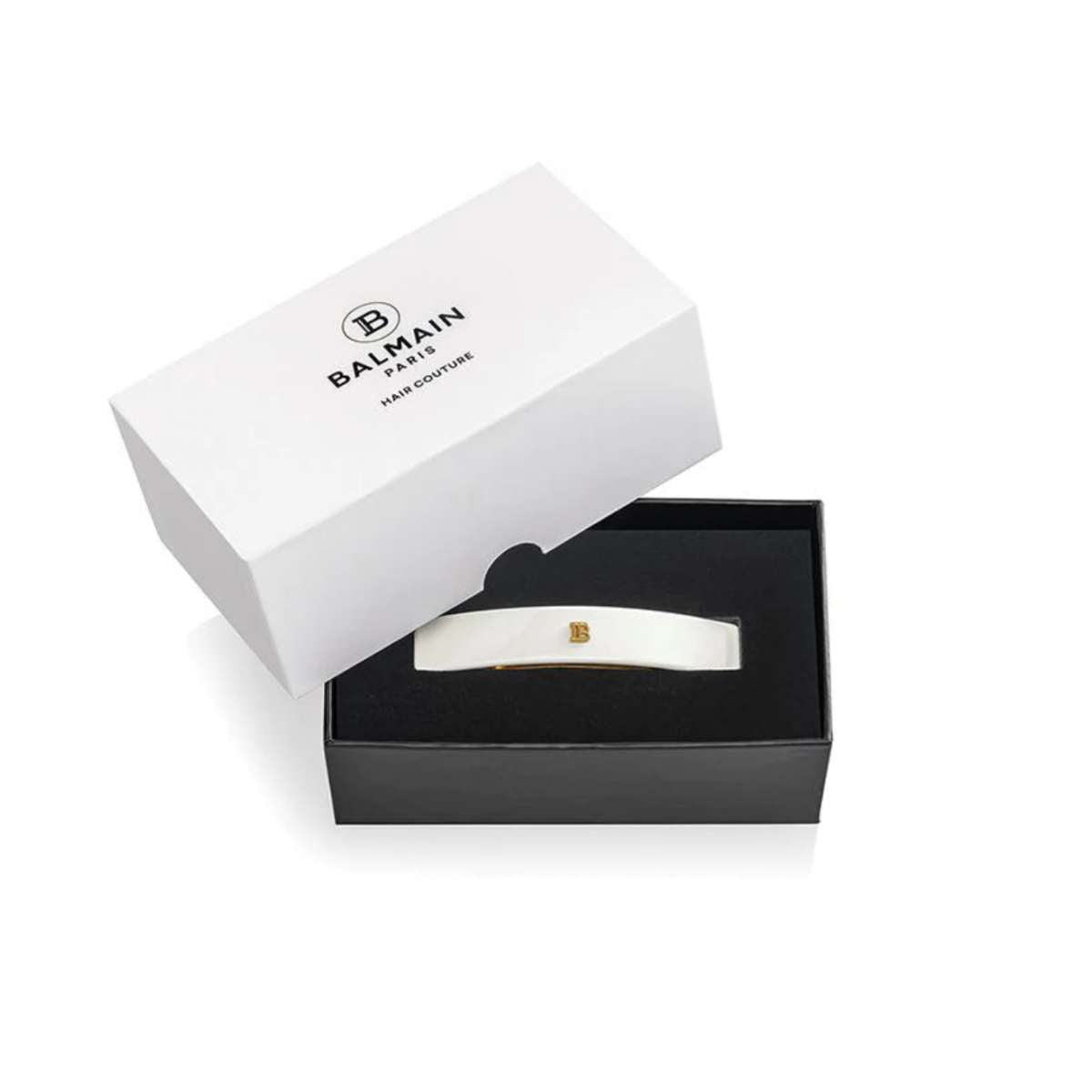BALMAIN Barrette pour Cheveux Medium White Hair Clip