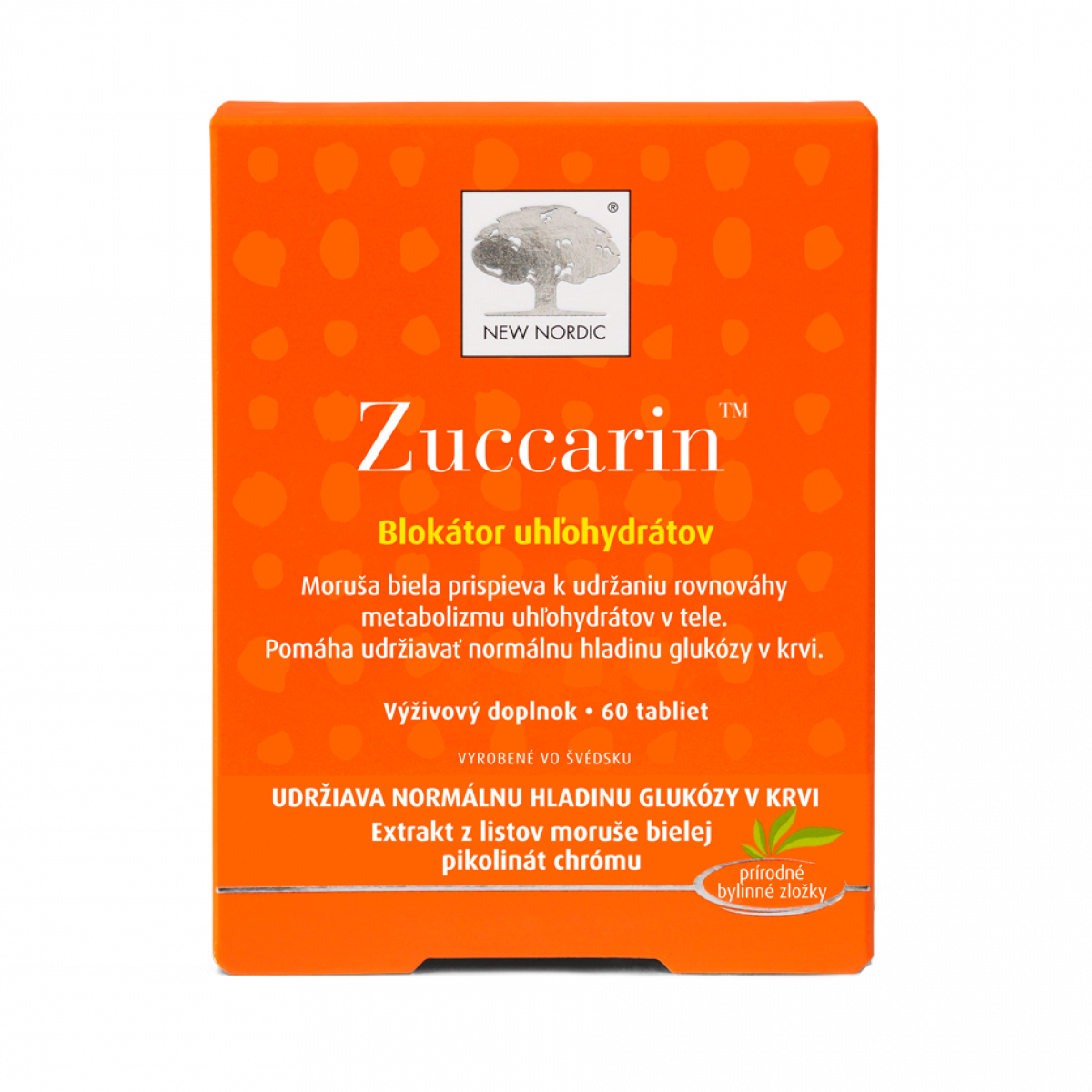 NEW NORDIC Zuccarin 60 tablets