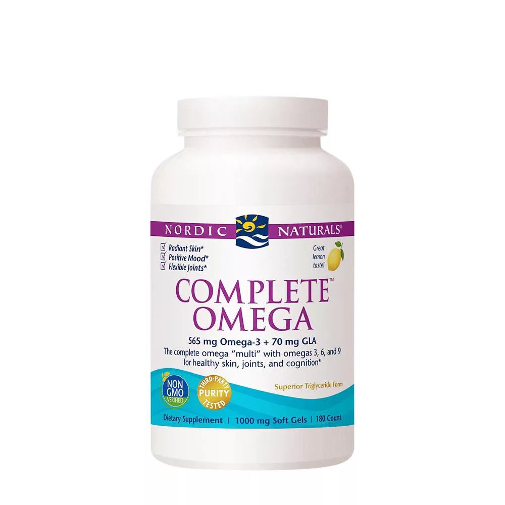 NORDIC NATURALS COMPLETE OMEGA 565 MG (180 SOFTGELS, LEMON)